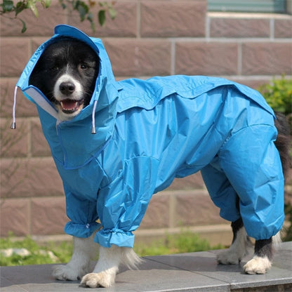 "Staying Dry Never Looked So Good - Dog Raincoat