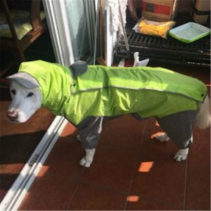 "Staying Dry Never Looked So Good - Dog Raincoat