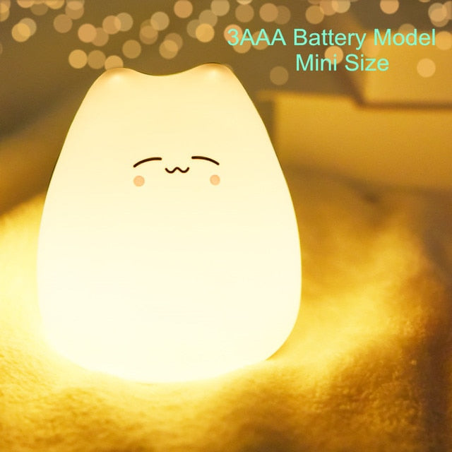 "Always Close By" - Cat Shaped Night Lamp