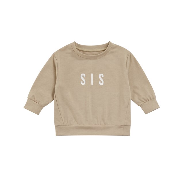 "Sis and Bubba" - Printed Toddler Pullover