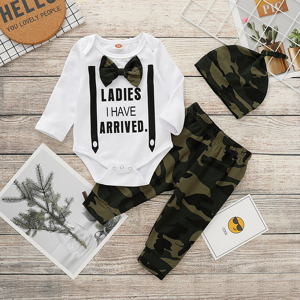 "Ladies I Have Arrived" - Hat & Clothing Set