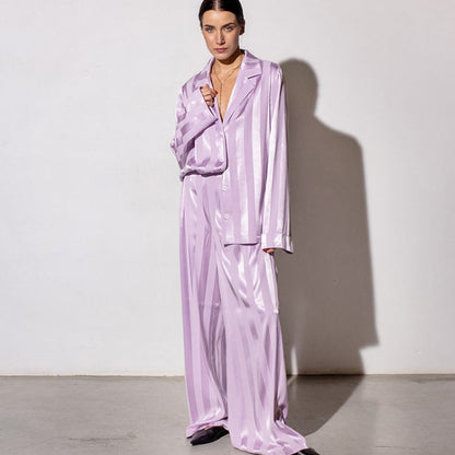 "I Deserve a Little Luxury" - Silk Pajama Set