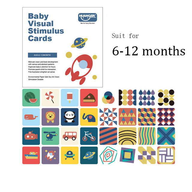 "I Learn Better While I Play" - Toddler Cognitive Development Flash Cards