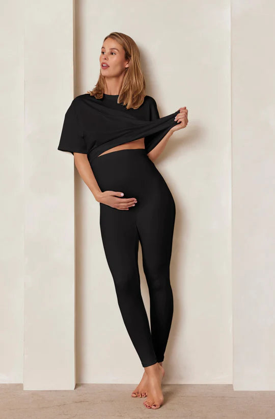 Motherhood Maternity Essential Stretch Over the Bump Maternity Leggings -  Macy's