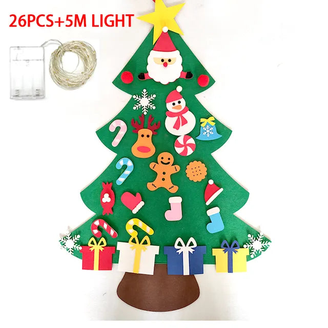 "My Creative Christmas" - Felt Christmas Tree & Ornament Set