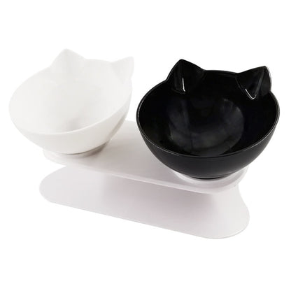 "I Eat Well" - Raised Cat Feeding Bowl