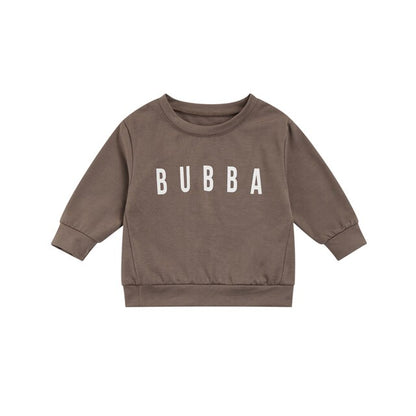 "Sis and Bubba" - Printed Toddler Pullover