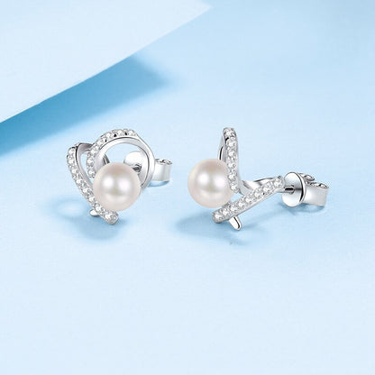 "I Deserve Pearls" - Freshwater Pearl Earrings