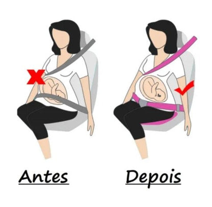 "Keep me Safe" Pregnancy Seatbelt