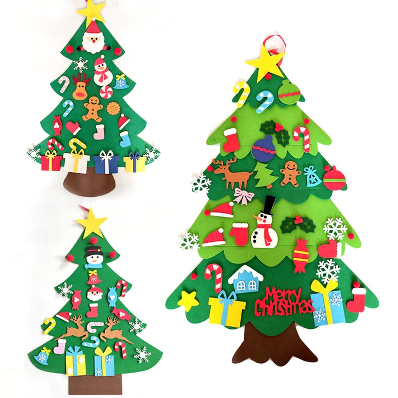 "My Creative Christmas" - Felt Christmas Tree & Ornament Set