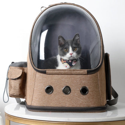 "Let’s Go on an Adventure" - Cat Carrier Backpack