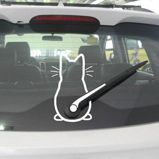 "Hot Cat Mom" - Car Decal Sticker