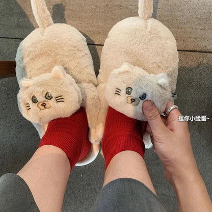 "Cuddle While I Walk" - Cat Slippers