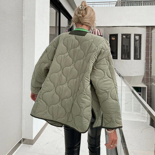 "Momma Needs Fresh Air" - Lightweight Quilted Cloud Jacket