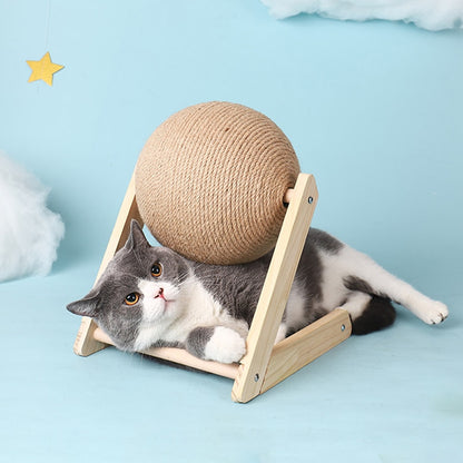 "Just a Cat in a Wheel" - Cat Scratch Toy