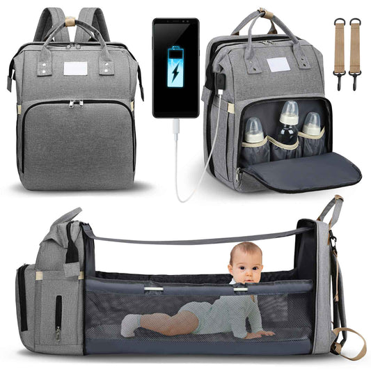 "Going Out Should Be Easier" - Backpack & Portable Playpen Bed