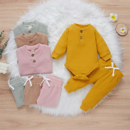 "I’m Winter Cozy" - Woven Romper Top & Pant Set