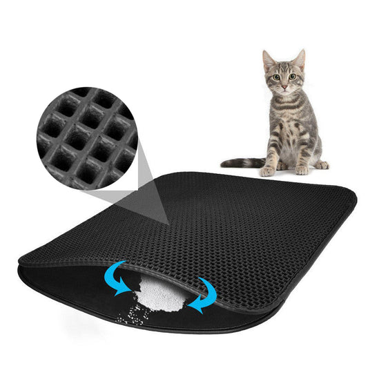 "Clean & Pristine" Cat Litter Mat