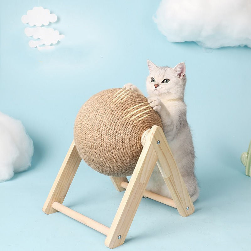 "Just a Cat in a Wheel" - Cat Scratch Toy