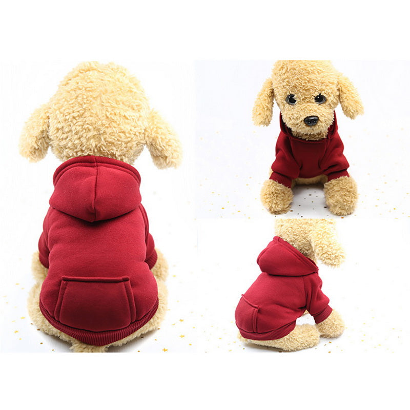 "I’m 100% Cotton Cozy" - Dog Fleece Hoodie