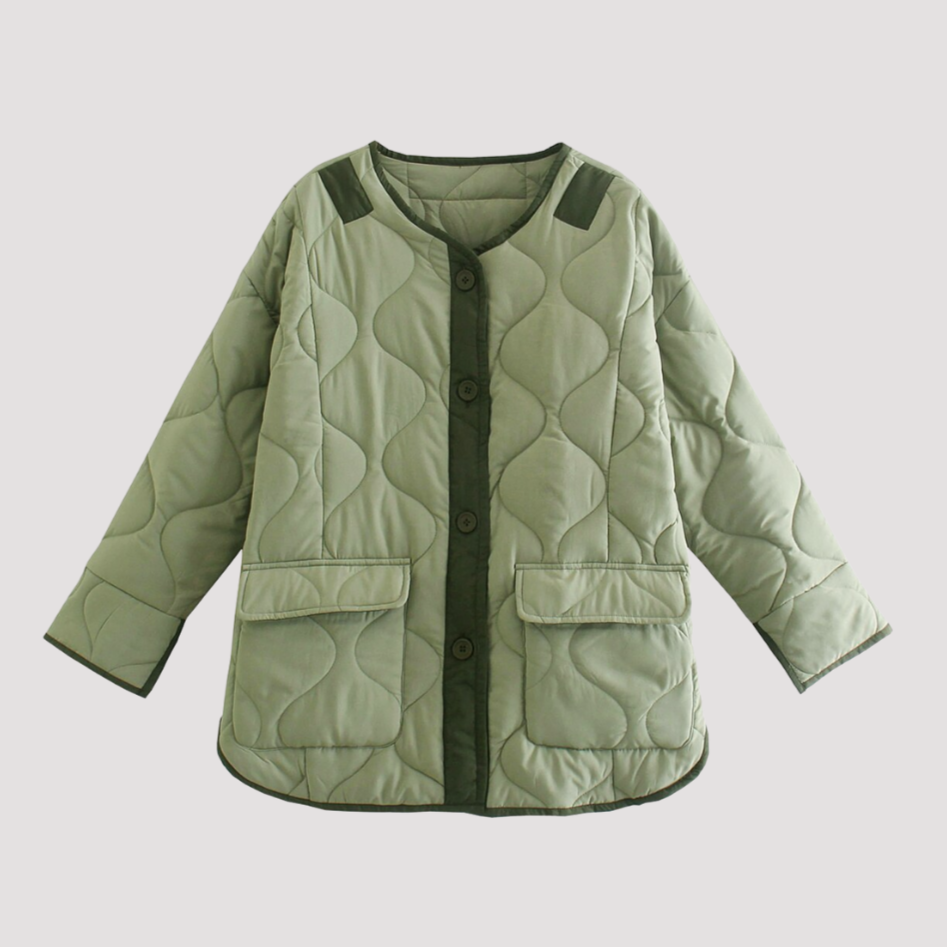 "Momma Needs Fresh Air" - Lightweight Quilted Cloud Jacket