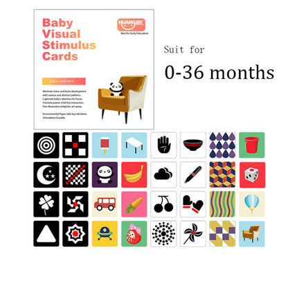 "I Learn Better While I Play" - Toddler Cognitive Development Flash Cards