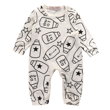 "I Love Milk" - 100% Cotton, Sensitive Skin Onesie