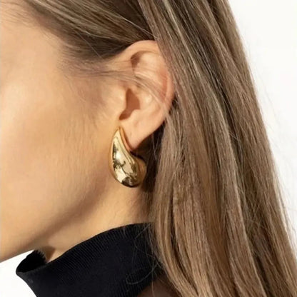 "I Deserve a Little Fancy" - Bronze Dome Ruched Earrings