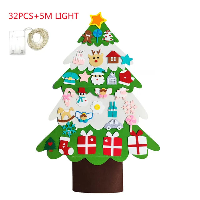 "My Creative Christmas" - Felt Christmas Tree & Ornament Set